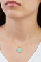 Heliophilia Silver Collar de Metal Dorado CHRM15020 con Recubrimiento de Laca